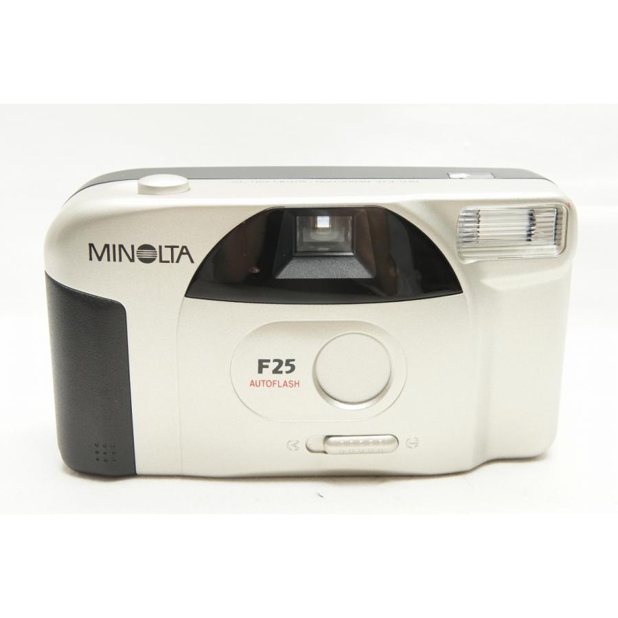 【アルプスカメラ】MINOLTA ミノルタ F25 ゴールド 35mmコンパクトフィルムカメラ 210720g｜amity0925