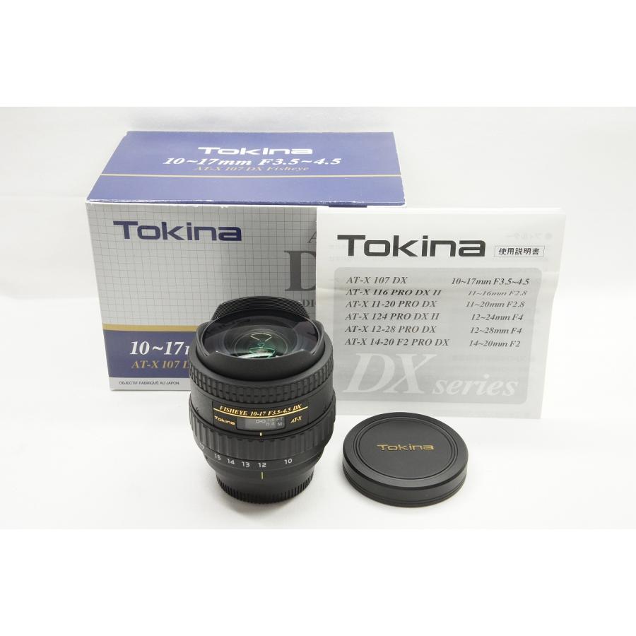 アルプスカメラ】美品 Tokina トキナー AT-X 107 DX FISHEYE 10-17mm