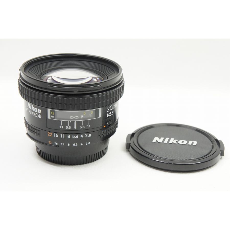 アルプスカメラ】Nikon ニコン AF NIKKOR 20mm F2.8 単焦点レンズ