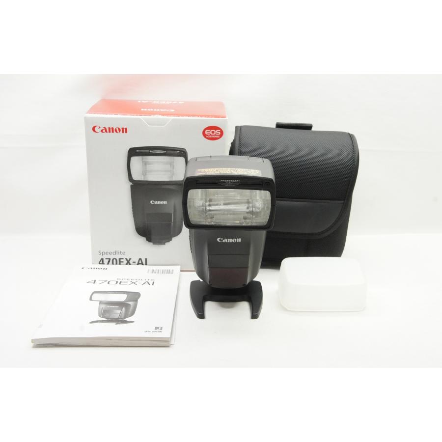 【適格請求書発行】新品級 Canon キヤノン SPEEDLITE 470EXAI スピードライト ストロボ 元箱付【アルプスカメラ