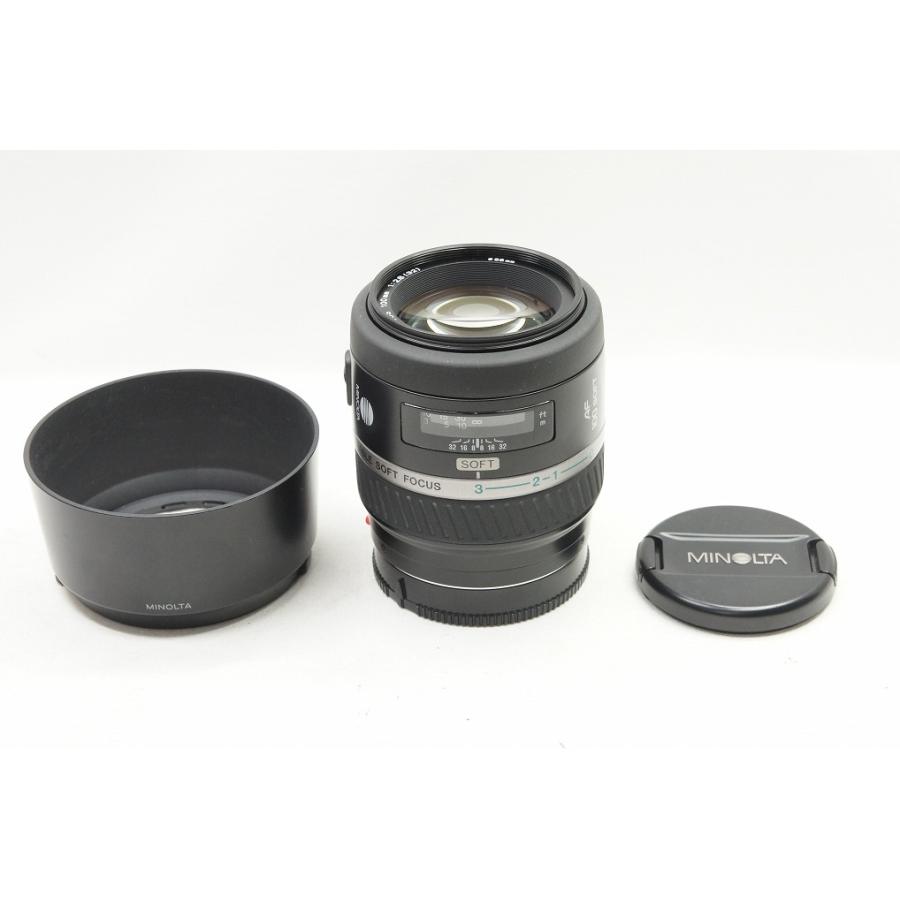 適格請求書発行】美品 MINOLTA AF 100mm F2.8 VARIABLE SOFT FOCUS 
