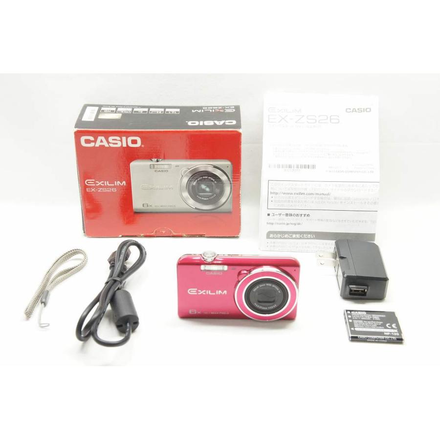 CASIO 【適格請求書発行】良品 カシオ EXILIM EX-ZS26 コンパクト 