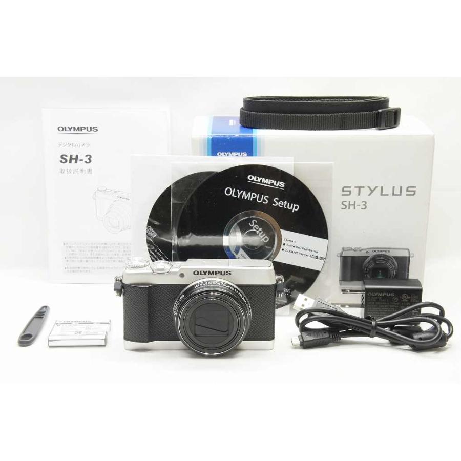 適格請求書発行】美品 OLYMPUS オリンパス STYLUS SH-3 コンパクト 