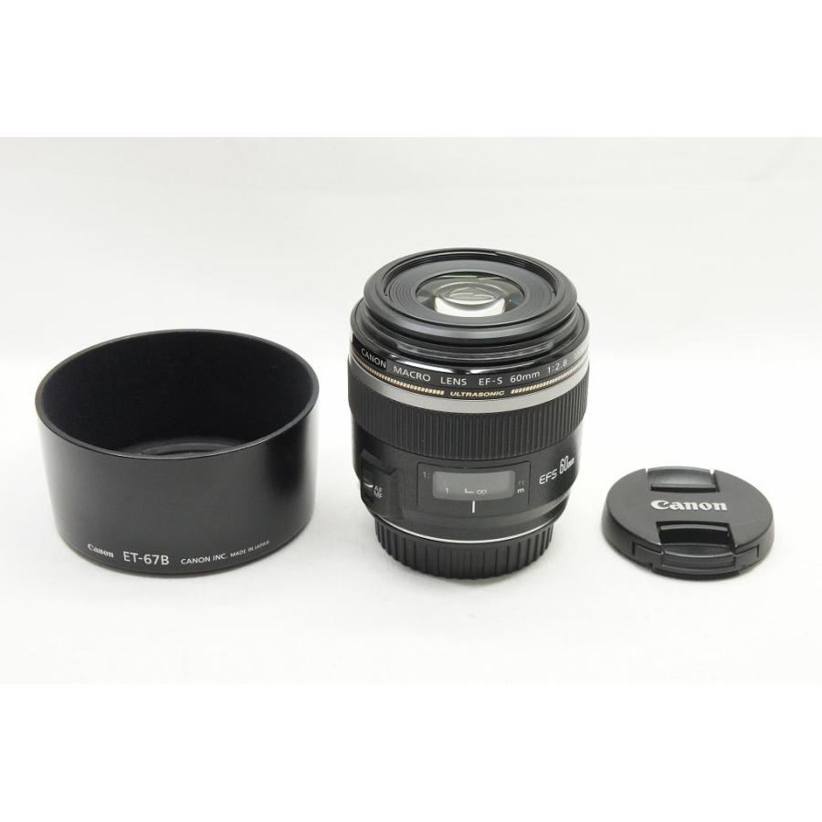 適格請求書発行】良品 Canon キヤノン EF-S 60mm F2.8 MACRO USM 