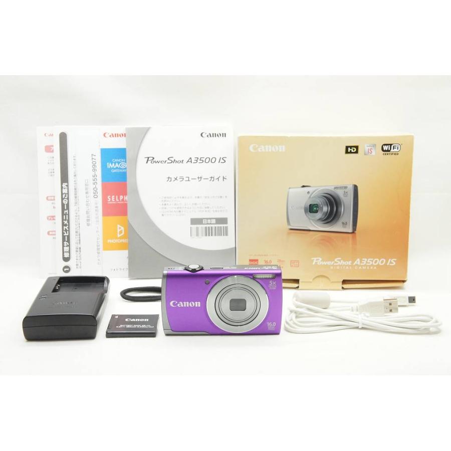 キヤノン 【適格請求書発行】美品 Canon PowerShot A3500 IS 