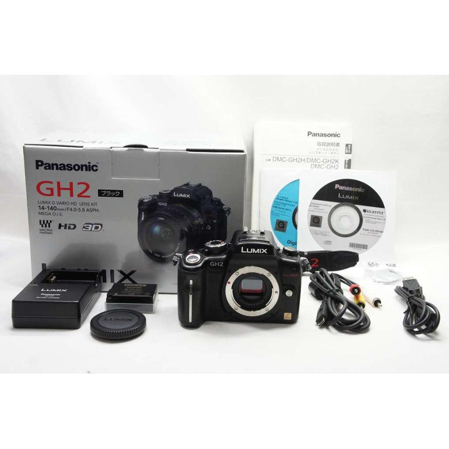 適格請求書発行】美品 Panasonic パナソニック LUMIX DMC-GH2 ボディ 