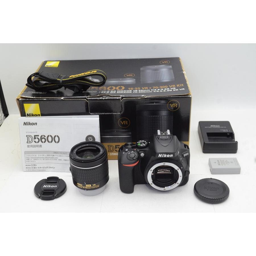 ニコン 【適格請求書発行】美品 Nikon D5600 + AF-P DX 18-55mm VR 