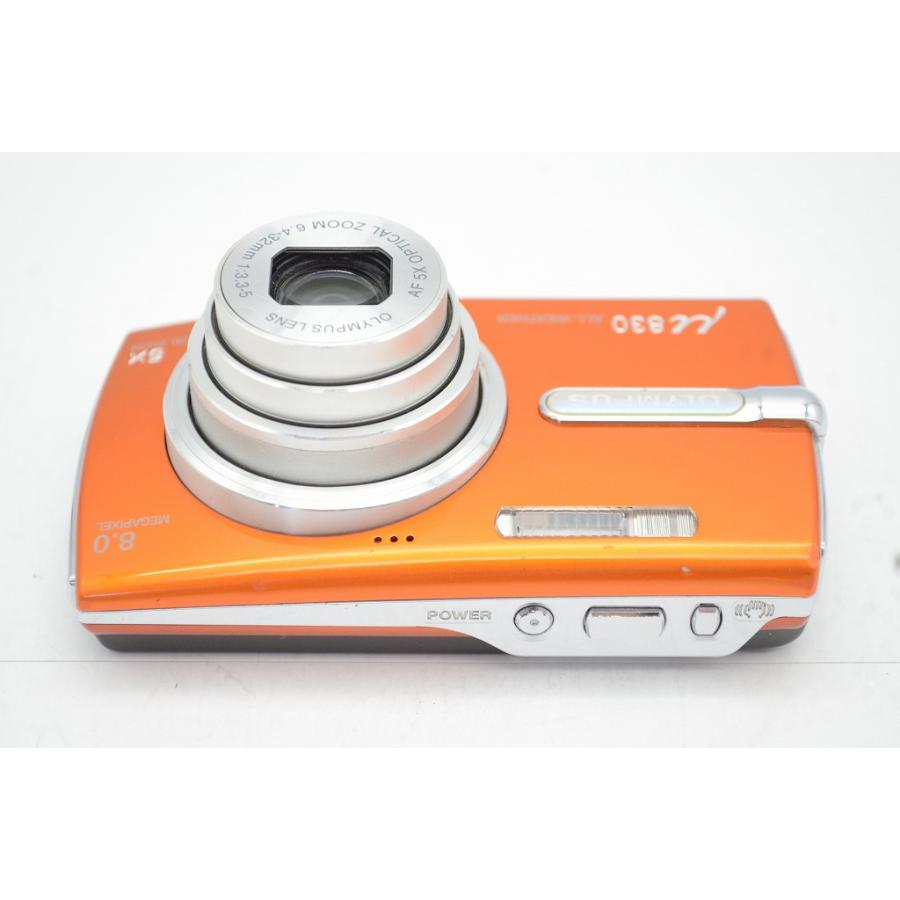 OLYMPUS μ830 オレンジ デジカメ 【公式通販】