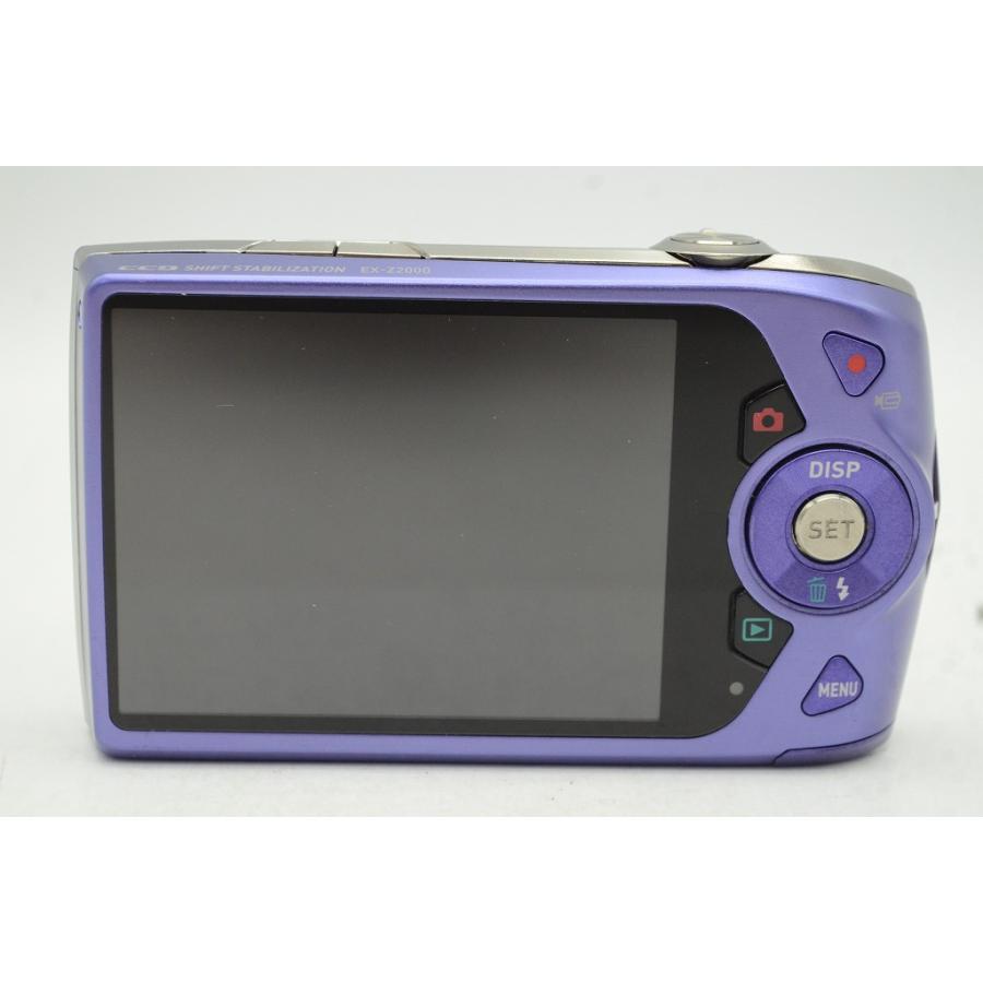 【匿名配送】 CASIO EXILIM EX-Z2000 バイオレット CASIO カシオ コンパクトデジタルカメラ EXILIM EX-Z2000 中古