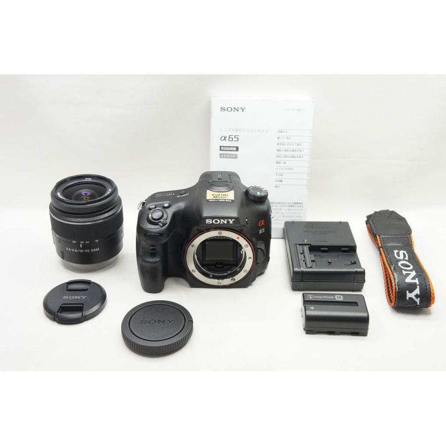 SONY 【適格請求書発行】良品 ソニー α65 ボディ + DT 18-55mm