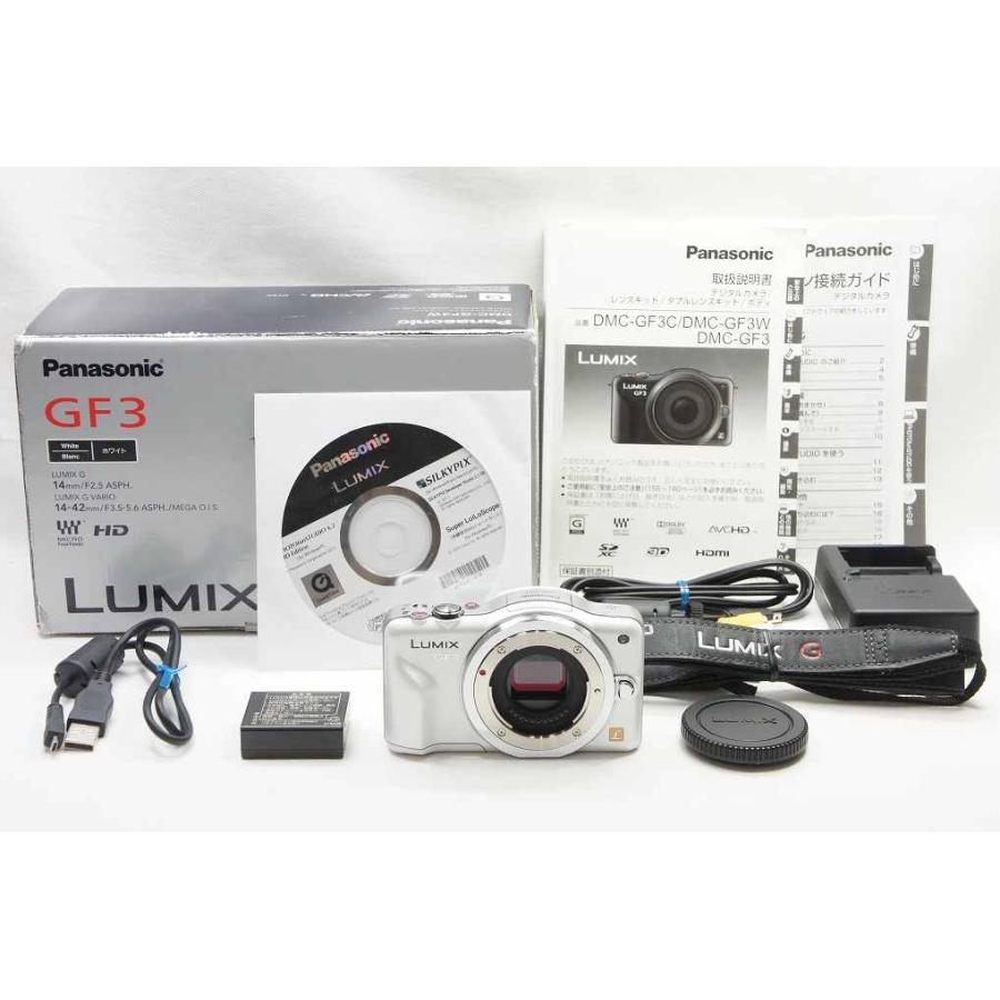 Panasonic LUMIX GF3 WHITE ボディ レンズ無し LUMIX GF3ホワイト美品A