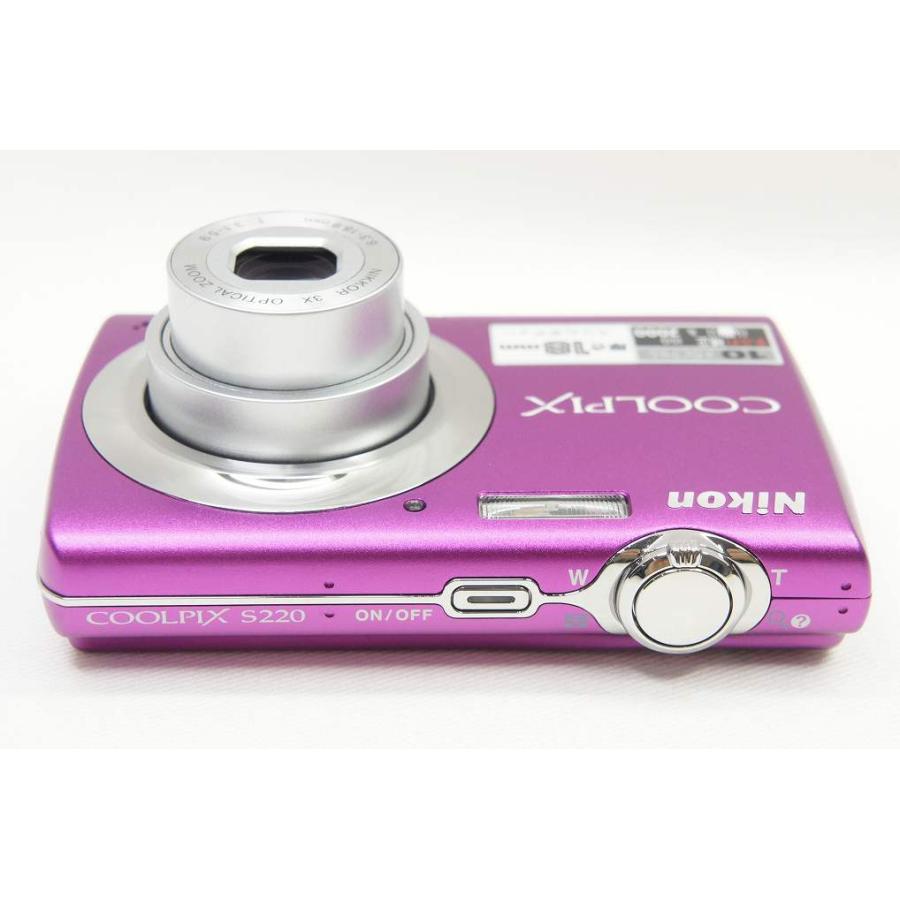 ニコン 【適格請求書発行】美品 Nikon COOLPIX S220 コンパクト