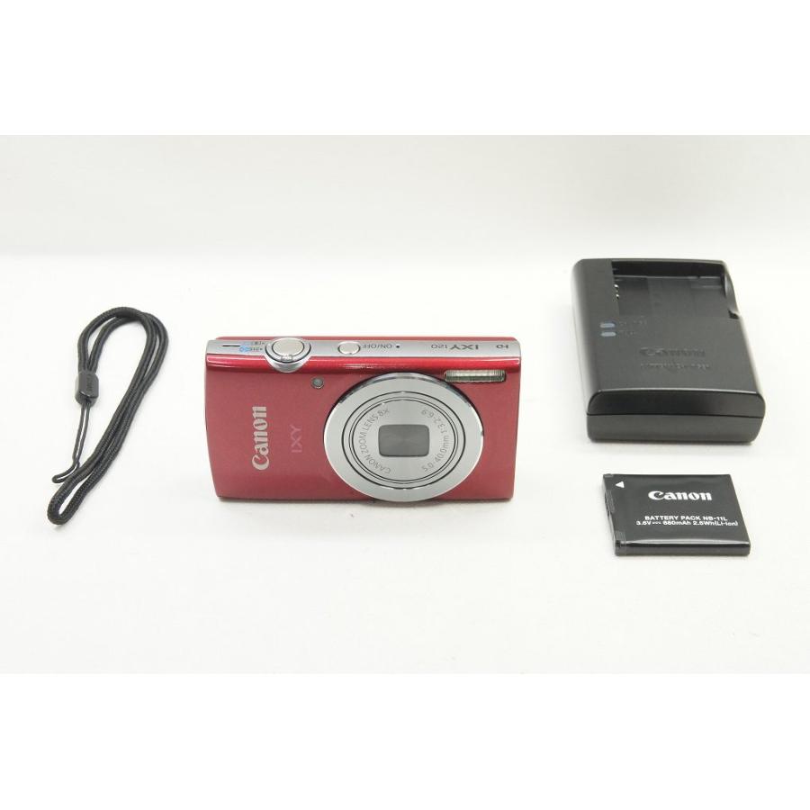 SDカード付】Canon IXY120 / レッド コンデジ