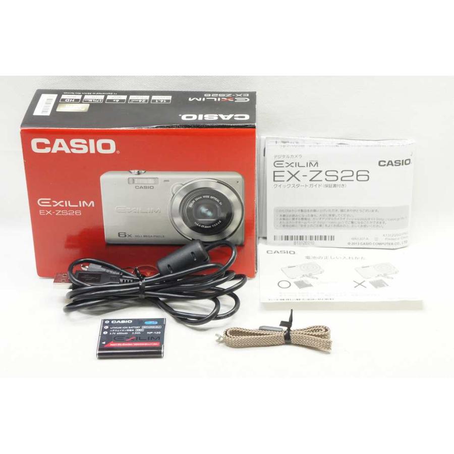 CASIO 【適格請求書発行】CASIO カシオ EXILIM EX-ZS26