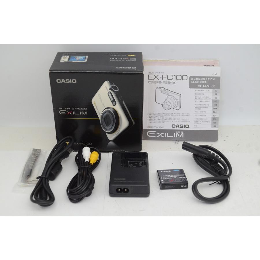 【美品】CASIO EXILIM EX-FC100 ホワイト　動作確認済 EX-FC100 - HIGH SPEED - Digital Cameras - CASIO