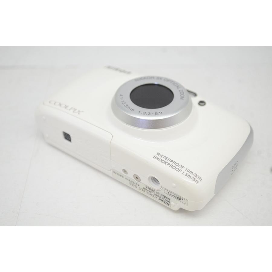 Rp69】Nikon S33 デジカメ Nikon COOLPIX S33 White | Point & Shoot