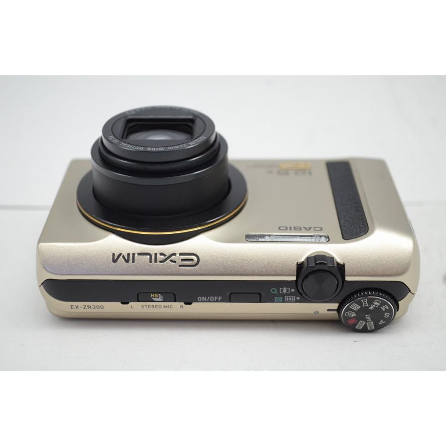 CASIO エクシリム　コンパクトデジタルカメラ　EX-ZR300 ゴールド CASIO カシオ HIGH SPEED EXILIM EX-ZR300 コンパクトデジタル