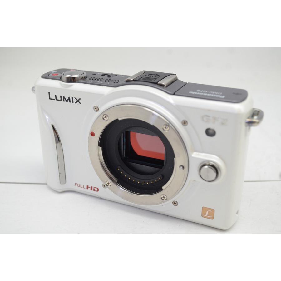 良品 Panasonic パナソニック LUMIX DMC-GF2 ボディ ミラーレス一眼カメラ ホワイト 250927r【アルプスカメラ】の画像