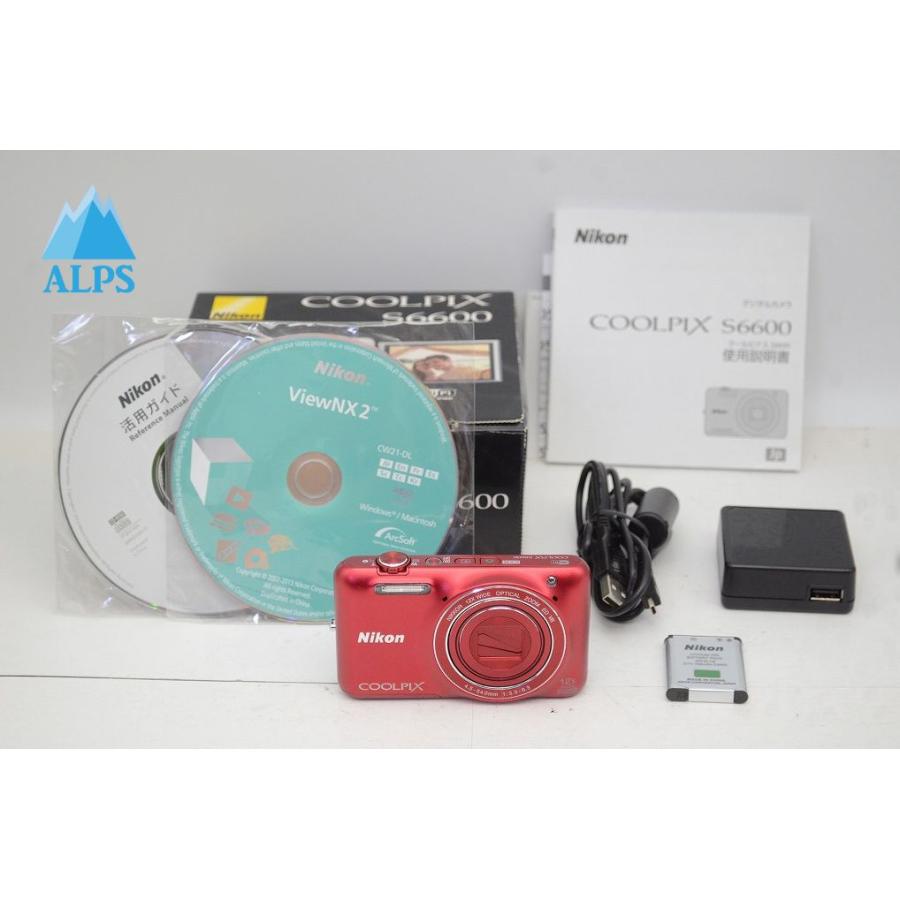 Nikon COOLPIX S6600 レッド 元箱 Nikon COOLPIX S6600 レッド 元箱 NIKON COOLPIX S6600 16MP Camera
