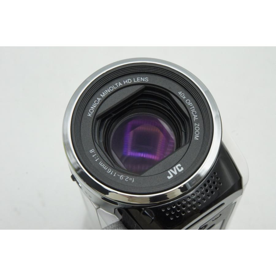 JVC GZ-E290-R　ビデオカメラ ケンウッド 美品 JVC Everio GZ-E290 デジタルビデオカメラ ホワイト