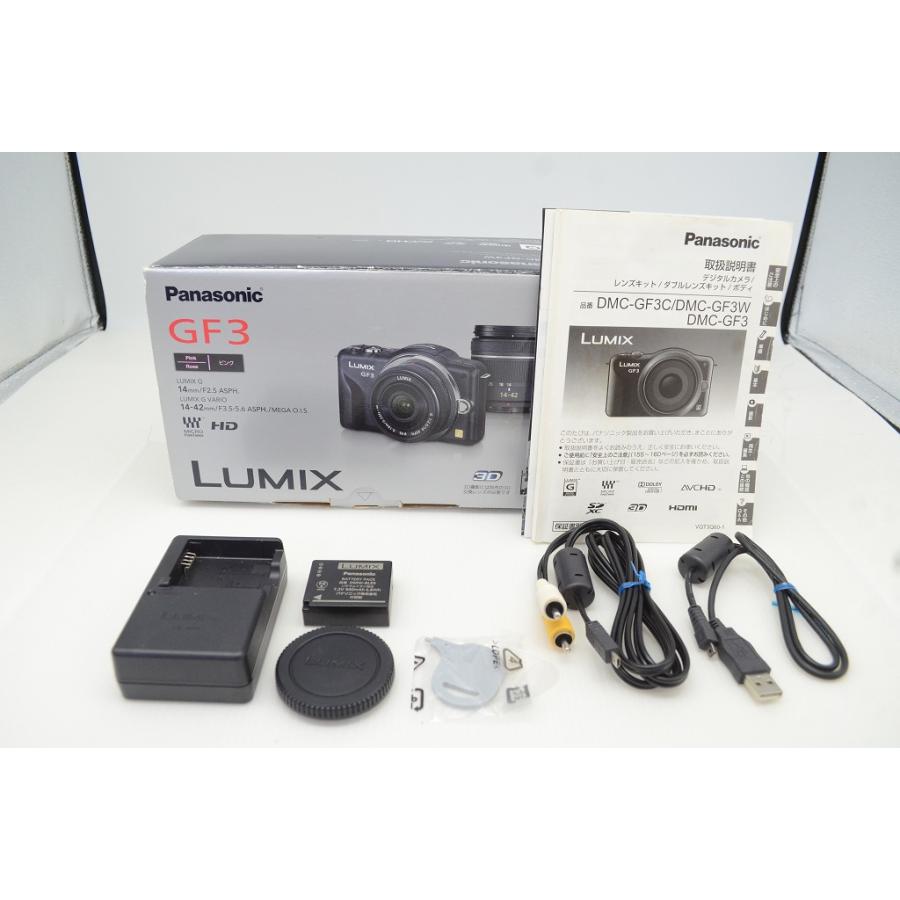 美品 Panasonic パナソニック LUMIX DMC-GF3 ボディ ミラーレス一眼 