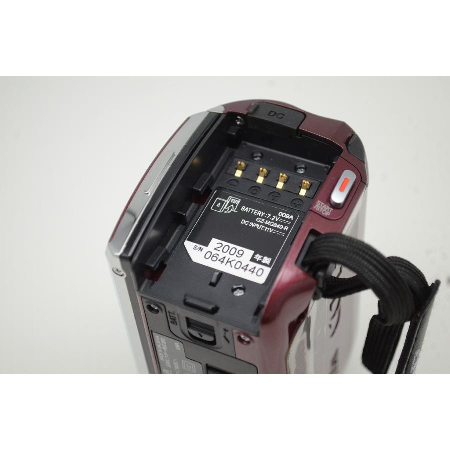 ケンウッド 美品 JVC Everio GZ-MG840 デジタルビデオカメラ レッド 元