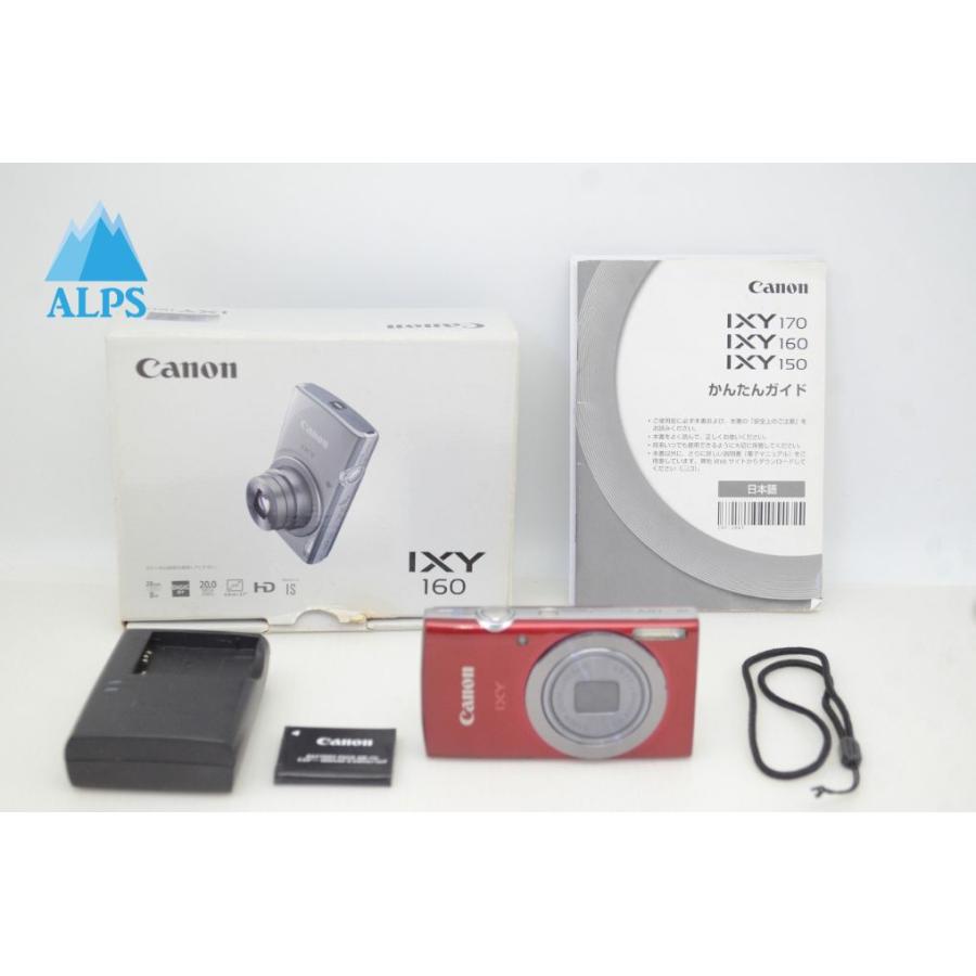 キヤノン（Canon） 良品 IXY 160 コンパクトデジタルカメラ レッド 元