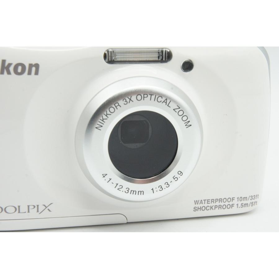 良品 Nikon ニコン COOLPIX S33 コンパクトデジタルカメラ ホワイト