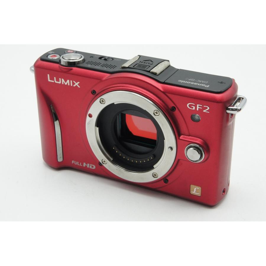 良品 Panasonic パナソニック LUMIX DMC-GF2 ボディ ミラーレス一眼カメラ ファインレッド 251220c【アルプスカメラ】の画像