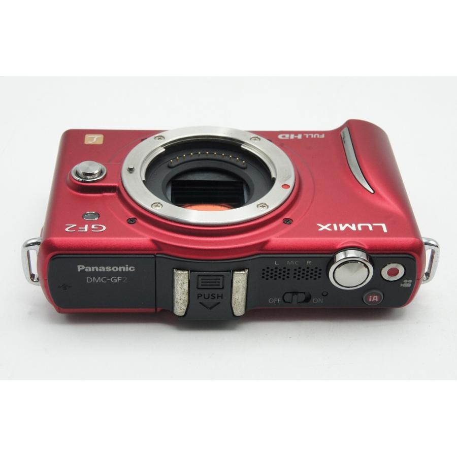 良品 Panasonic パナソニック LUMIX DMC-GF2 ボディ ミラーレス一眼カメラ ファインレッド 251220c【アルプスカメラ】の画像