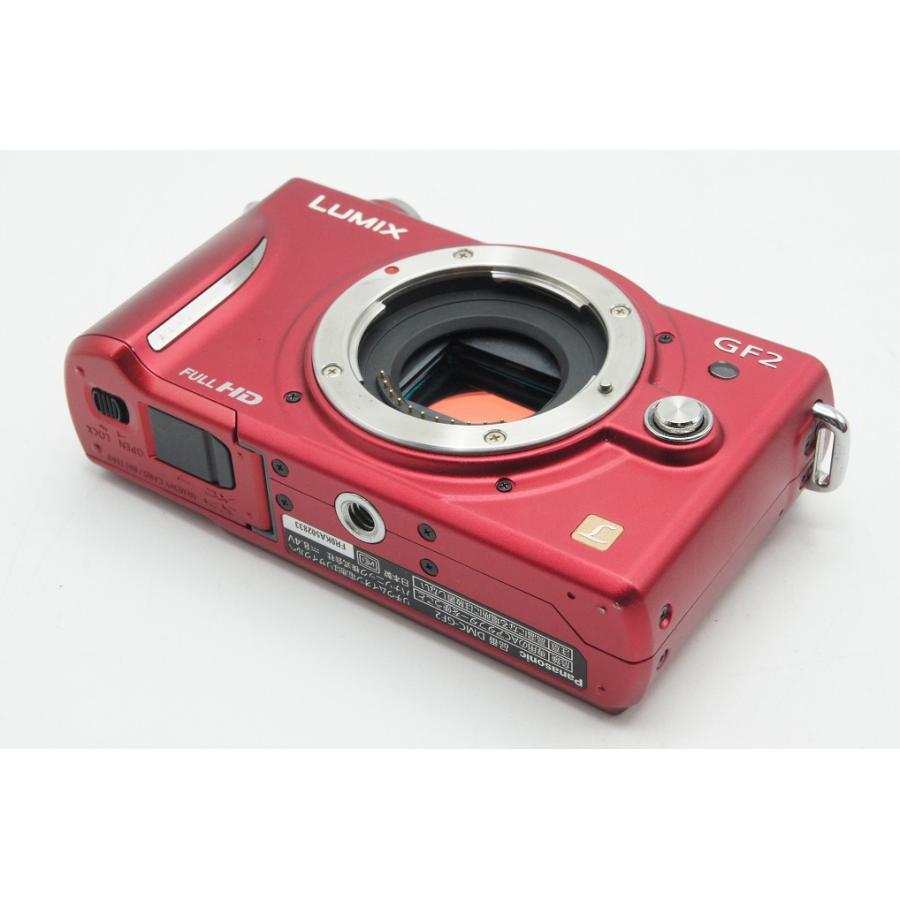 良品 Panasonic パナソニック LUMIX DMC-GF2 ボディ ミラーレス一眼カメラ ファインレッド 251220c【アルプスカメラ】の画像