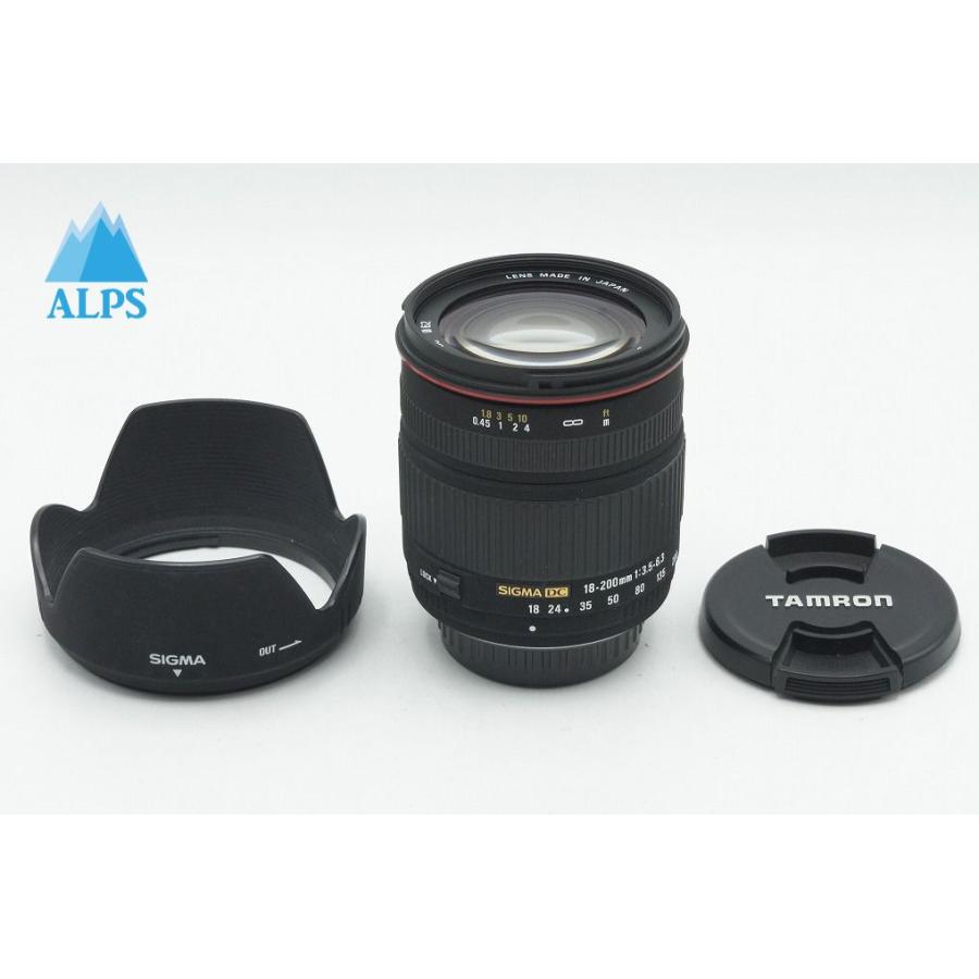 シグマ（SIGMA） 美品 AF 18-200mm F3.5-6.3 DC PENTAX ペンタックス K