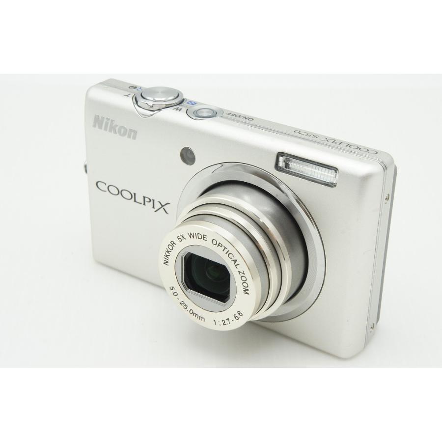 ニコン クールピクス S570 コレクション デジタルカメラ シルバー 充電