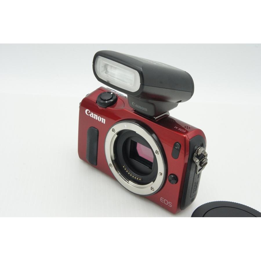 キヤノン（Canon） 美品 EOS M ボディ ミラーレス一眼カメラ レッド