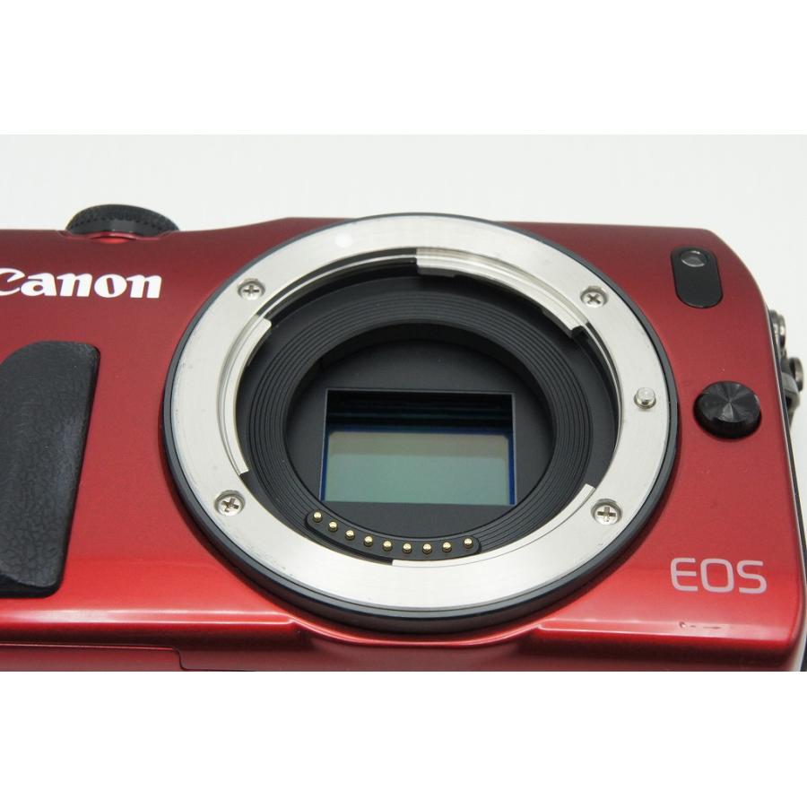 キヤノン（Canon） 美品 EOS M ボディ ミラーレス一眼カメラ レッド