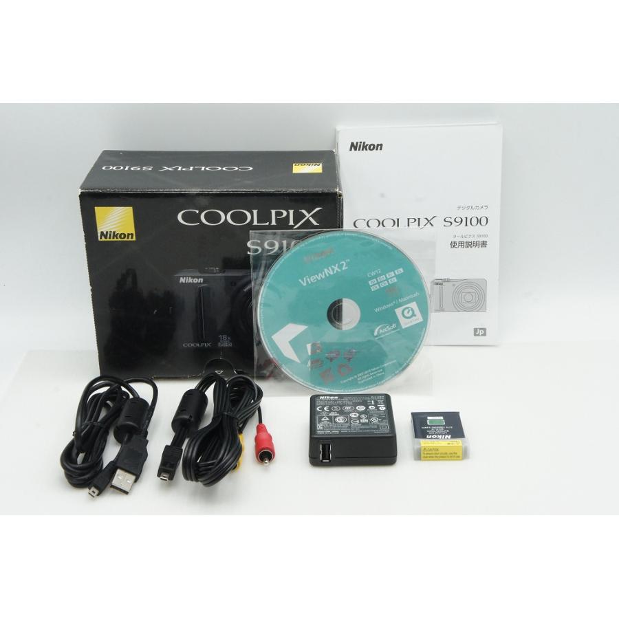ニコン（Nikon） COOLPIX S9100 コンパクトデジタルカメラ ブラック 元