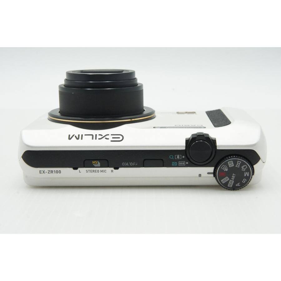 訳アリ品 CASIO コンパクトデジタルカメラ EX-ZR100 ホワイト CASIO