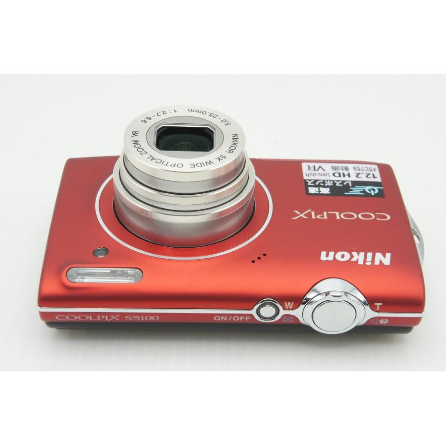 ニコン（Nikon） 良品 COOLPIX S5100 コンパクトデジタルカメラ レッド