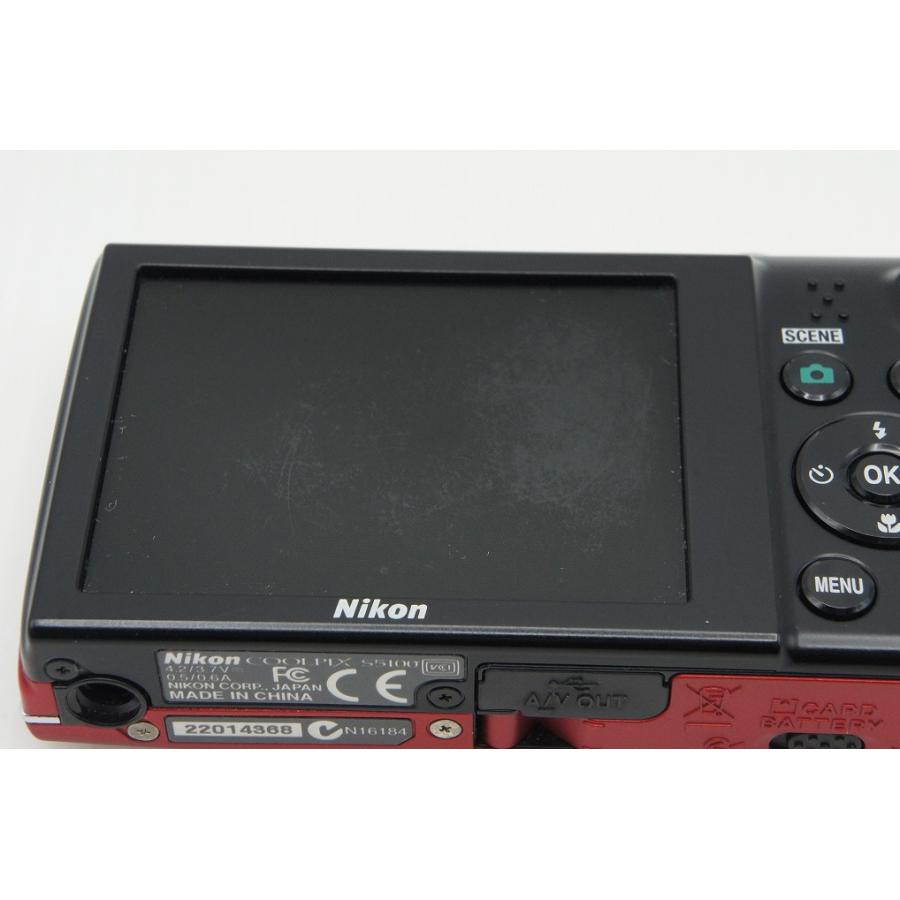 ニコン（Nikon） 良品 COOLPIX S5100 コンパクトデジタルカメラ レッド