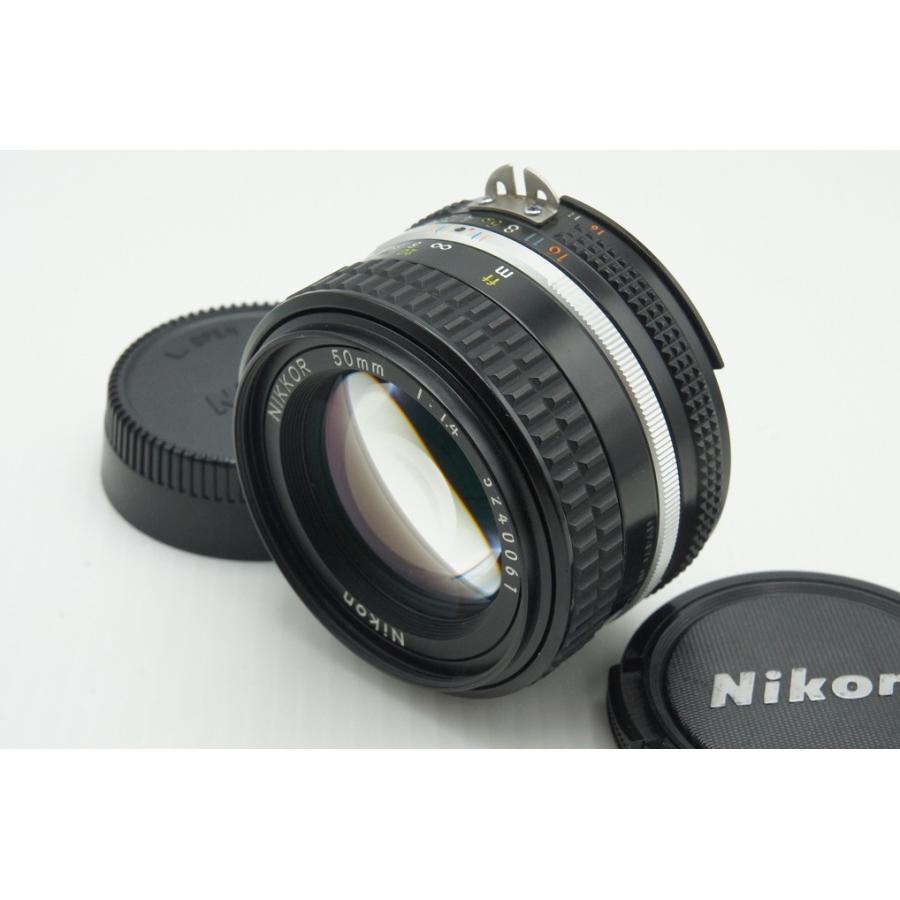 美品 Nikon ニコン Ai-S Nikkor 50mm F1.4 MF 単焦点レンズ 260123aj【アルプスカメラ】