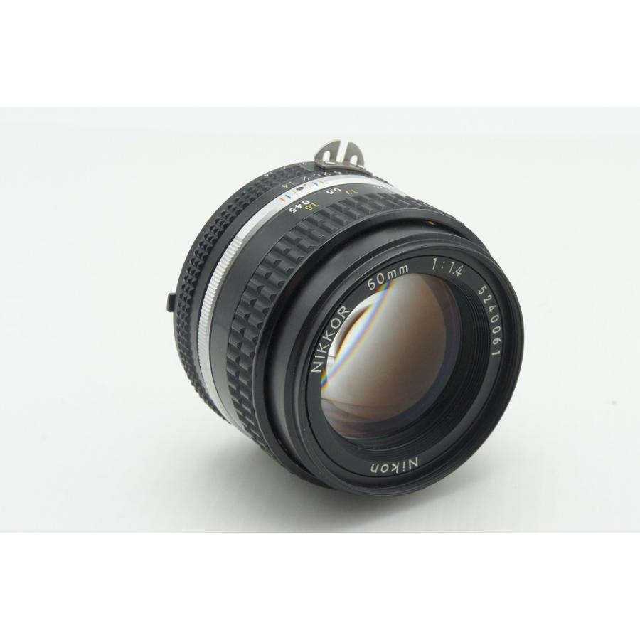 美品 Nikon ニコン Ai-S Nikkor 50mm F1.4 MF 単焦点レンズ 260123aj【アルプスカメラ】