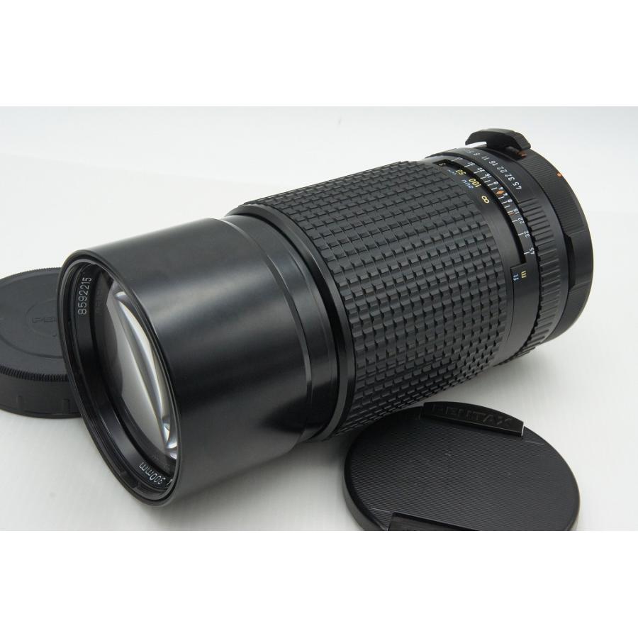ペンタックス 良品 smc PENTAX 67 300mm F4 MF 中判レンズ 内蔵フード