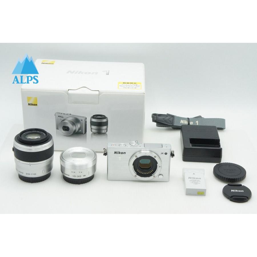 ニコン（Nikon） 美品 1 J4 ダブルズームキット ミラーレス一眼カメラ 