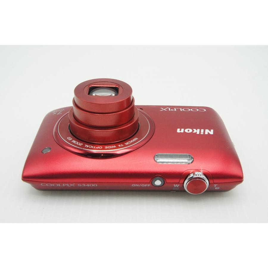 ニコン（Nikon） 良品 COOLPIX S3400 コンパクトデジタルカメラ レッド