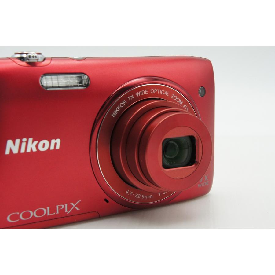 ニコン（Nikon） 良品 COOLPIX S3400 コンパクトデジタルカメラ レッド