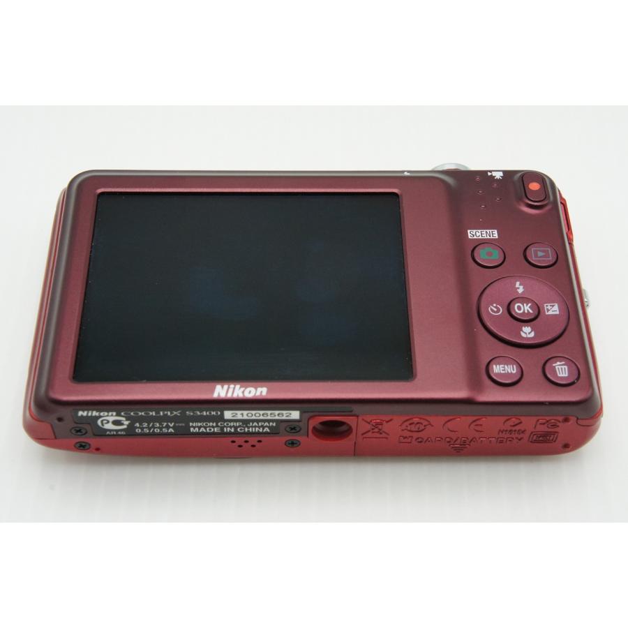 ニコン（Nikon） 良品 COOLPIX S3400 コンパクトデジタルカメラ レッド