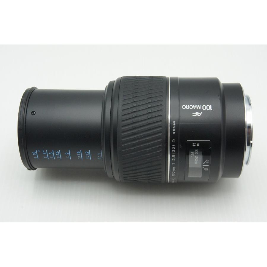 MINOLTA ミノルタ AF 100mm F2.8 D MACRO SONY ソニー αマウント 単焦点レンズ フード付 260220j【アルプスカメラ】