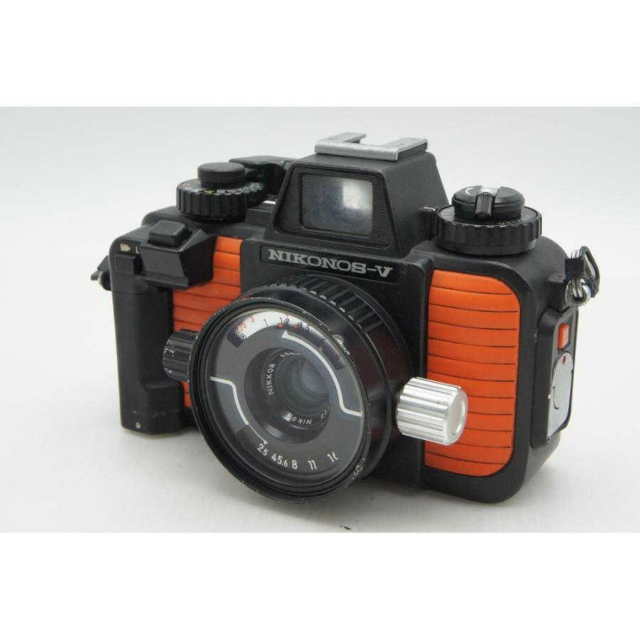 Nikon ニコン NIKONOS-V ボディ + NIKKOR 35mm F2.5 フィルムカメラ オレンジ 260304b【アルプスカメラ】の画像