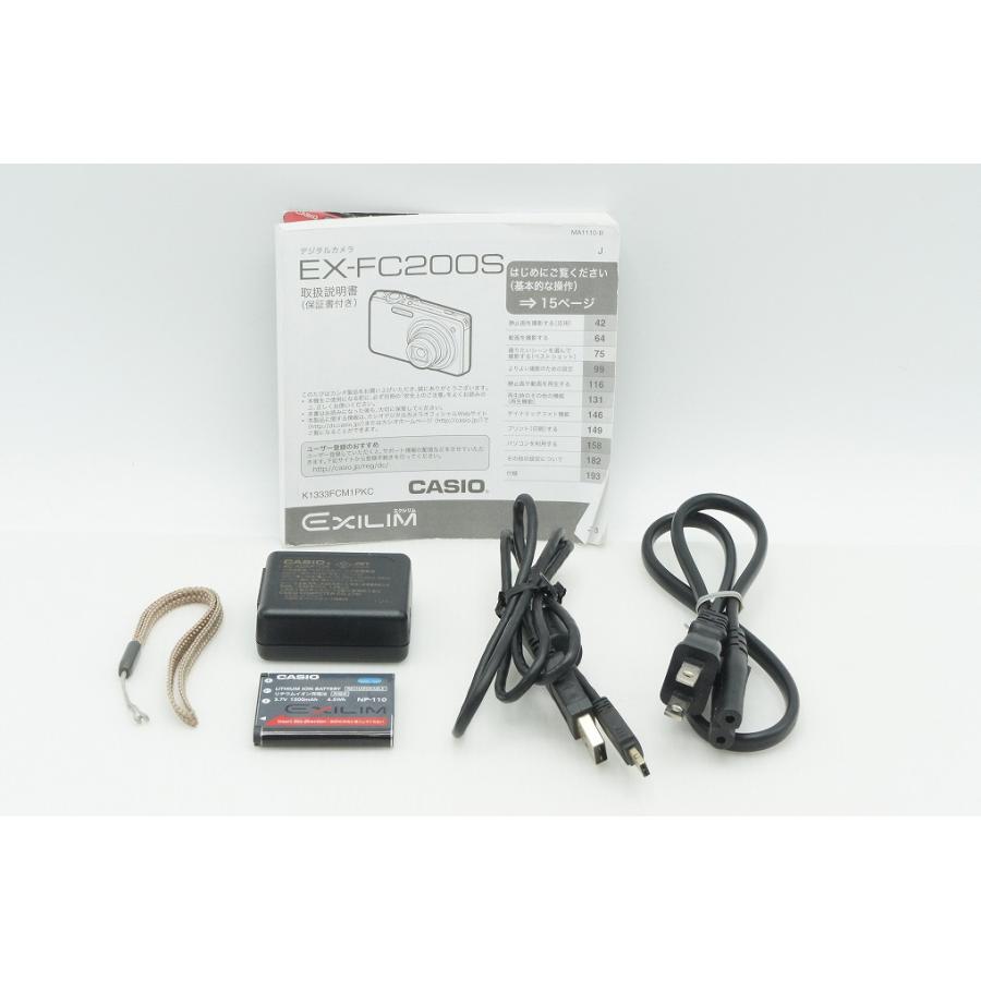 CASIO（カシオ） EXILIM EX-FC200S コンパクトデジタルカメラ レッド