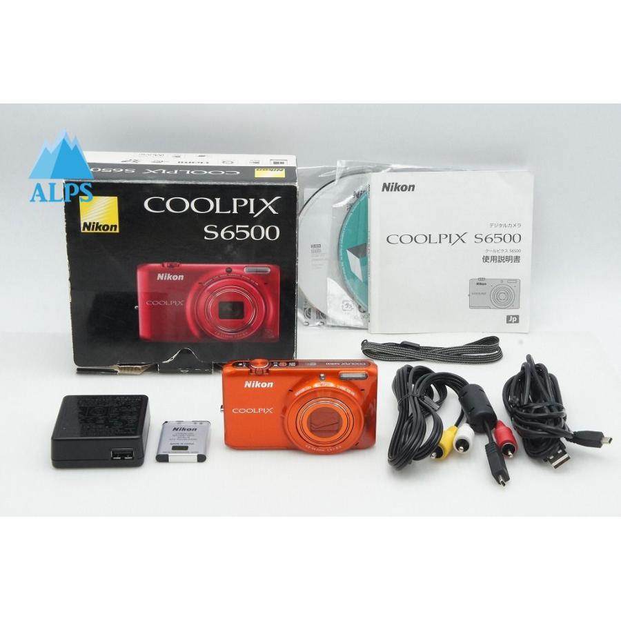 極美品】Nikon COOLPIX S6500 オレンジ 動作確認済 【公式通販】